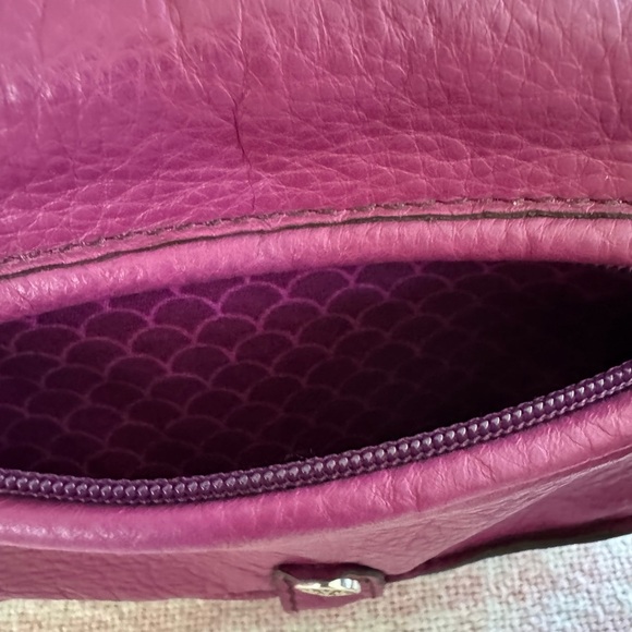 BRIGHTON Purple Leather CROSSBODY Women's Bag - Picture 7 of 12